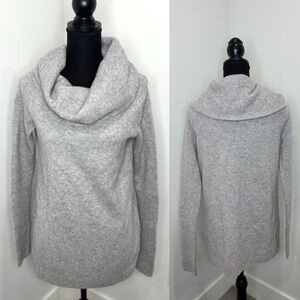 Heather Gray Ultra Soft Long Sleeve Women’s Cowl Neck Sweater